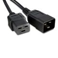 Enet C19 To C20 2Ft Black Power Cord C19C20-2F-ENC